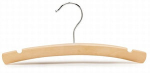 Natural Wooden Baby Hanger 10&quot;