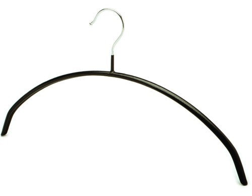 Non-Slip Arched Metal Hanger (Black)