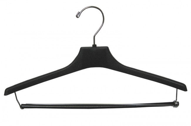 Only Hangers Clear Plastic 17 Dress Hanger (Box of 100)