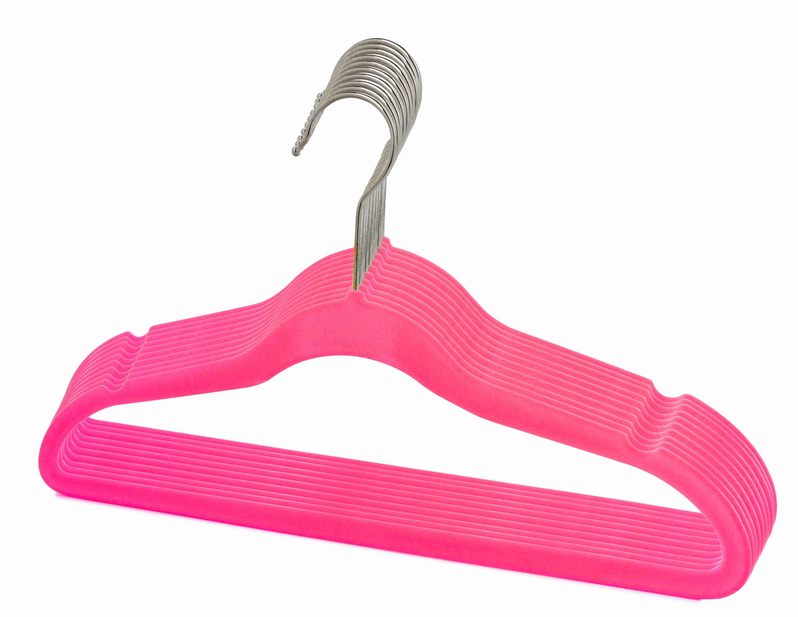 New! Petite Size Slim-LineHot Pink Shirt-Pant Hangers