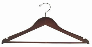Petite Size Wooden Suit Hanger w/Bar