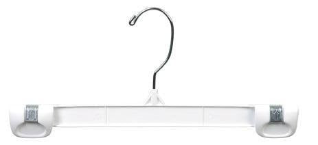 Plastic Gripper Hanger w/Swivel Hook - White