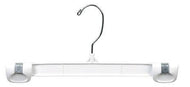 Plastic Gripper Hanger w/Swivel Hook - White