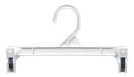 Plastic Pinch Clip Skirt/Slack Hanger 11.5"- White