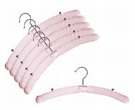 Satin Padded Top Hangers (Pink)
