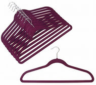 Slim-Line Burgundy Shirt/Pant Hanger