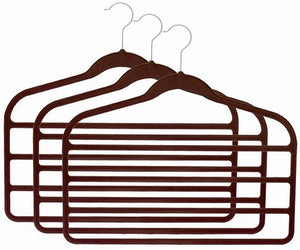 Slim-Line Chocolate Brown Multi Pant Hanger