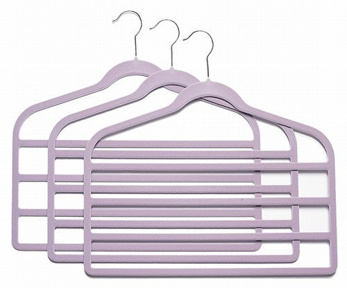 Clear Plastic Pant and Skirt Hanger w/Clips