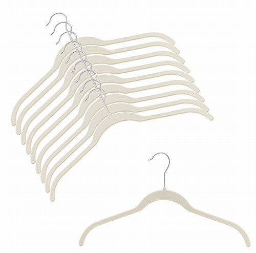 Slim Line Thin Wooden Hangers For Pants And Skirts Subastral