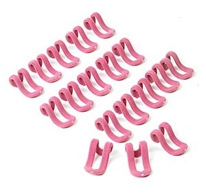 Slim-Line Set of (18) Cascading Hooks;Slim-Line Set of (18) Cascading Hooks