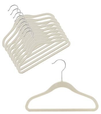 Kids White Wooden Hangers