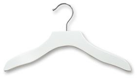 Quality White Wooden Kids Hangers, 100-Pack Wooden Hangers, Children Hangers,  Luxury Design Hangers, Toddler Size Hangers, Swivel Hook (100, 13 inch) 