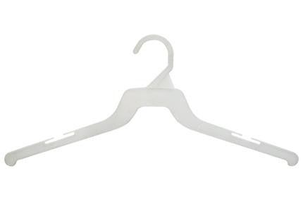 White Plastic Shipping Hanger 16  Product & Reviews - Only Hangers – Only  Hangers Inc.
