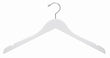 Load image into Gallery viewer, white-wooden-dress-shirt-hanger-main-view