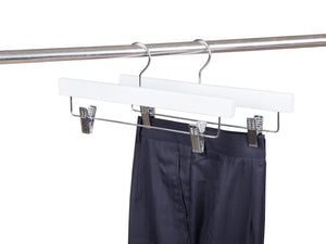 White Wooden Pant-Skirt Hanger
