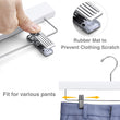 Load image into Gallery viewer, white-wooden-pant-skirt-hanger-info-view