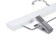 Load image into Gallery viewer, white-wooden-pant-skirt-hanger-clip-view