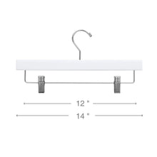 Load image into Gallery viewer, White Wooden Pant-Skirt Hanger