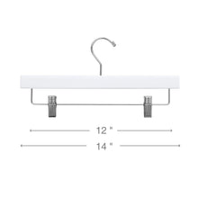 Load image into Gallery viewer, White Wooden Pant-Skirt Hanger