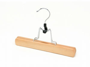 Wooden Clamp Hangers for Skirts & Trousers | The Display Centre