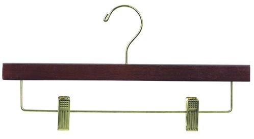 Wooden Pant/Skirt Hanger (Walnut & Brass)