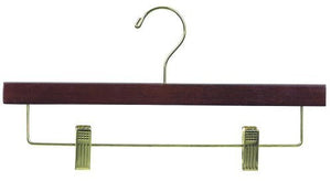 Wooden Pant/Skirt Hanger (Walnut & Brass)