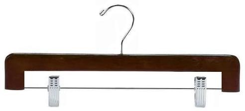 Wooden Pant/Skirt Hanger (Walnut & Chrome)