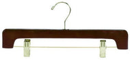Wooden Pant/Skirt Hanger - (Walnut/Brass)