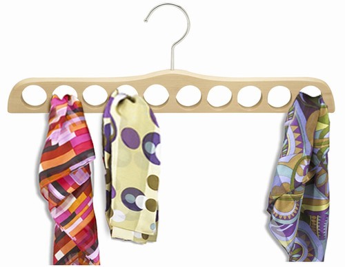 Wooden Scarf Hanger - Natural