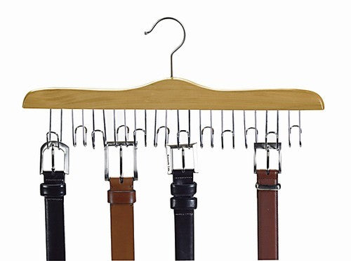 Wooden Specialty Belt Hanger - Natural