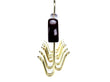 Load image into Gallery viewer, wooden-specialty-belt-hanger-walnut-brass-right-side-view