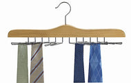Wooden Tie Hanger - Natural