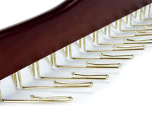 Load image into Gallery viewer, Wooden Tie Hanger - Walnut &amp; Brass
